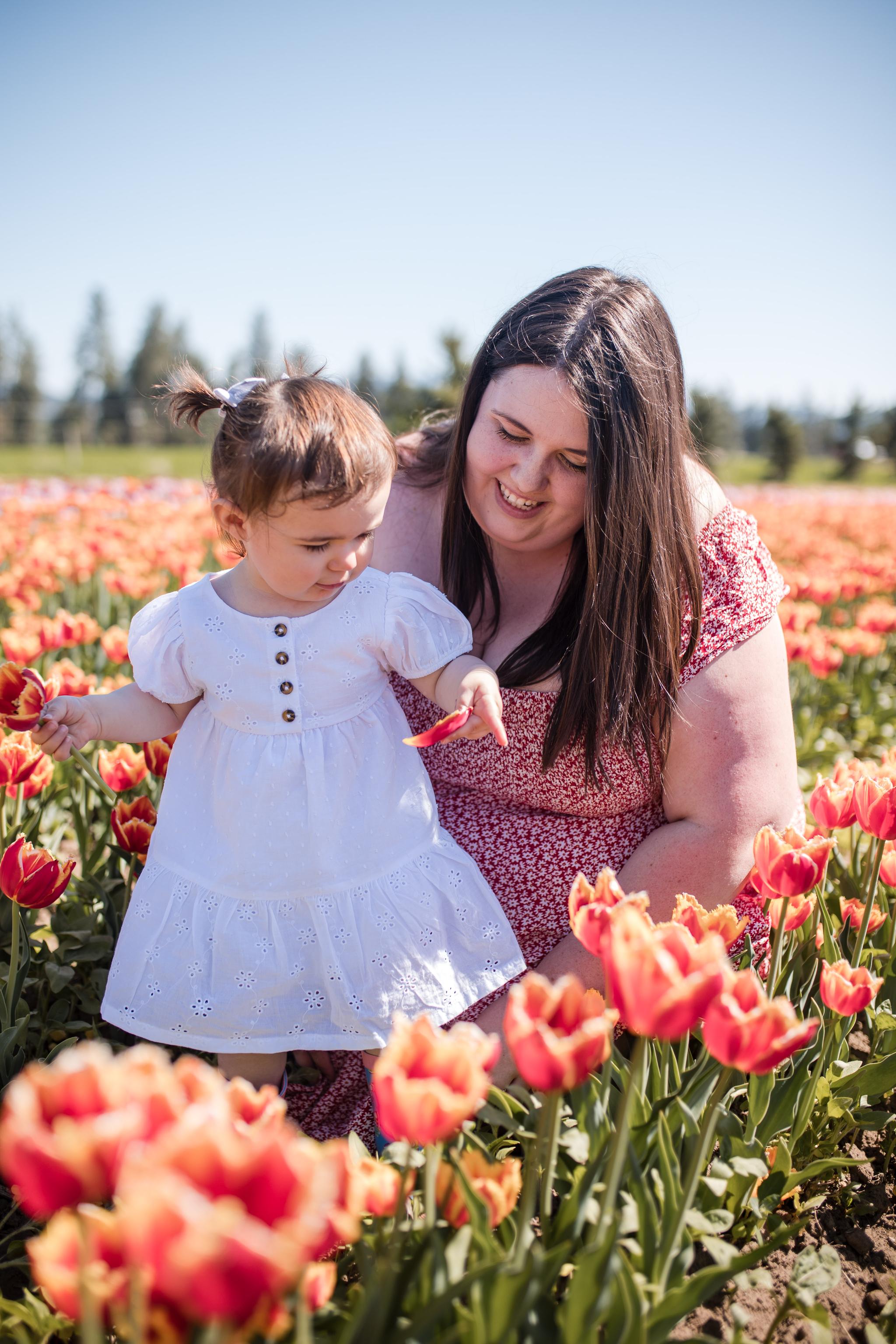 Family Portraits in the Tulips